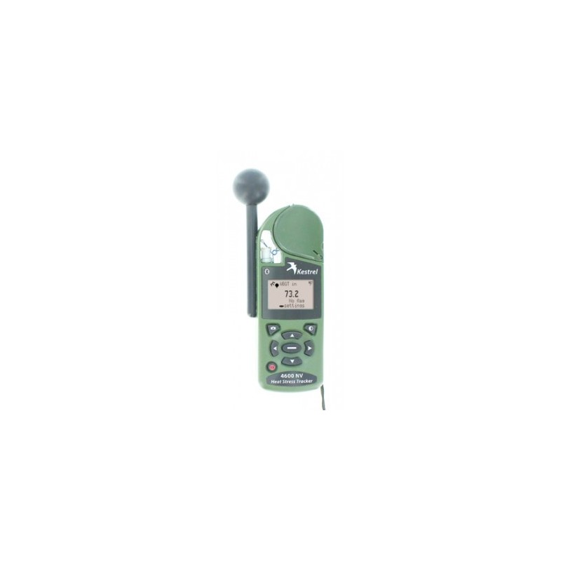 Kestrel 4600NV Heat Stress Tracker con Bluetooth en color gris oliva