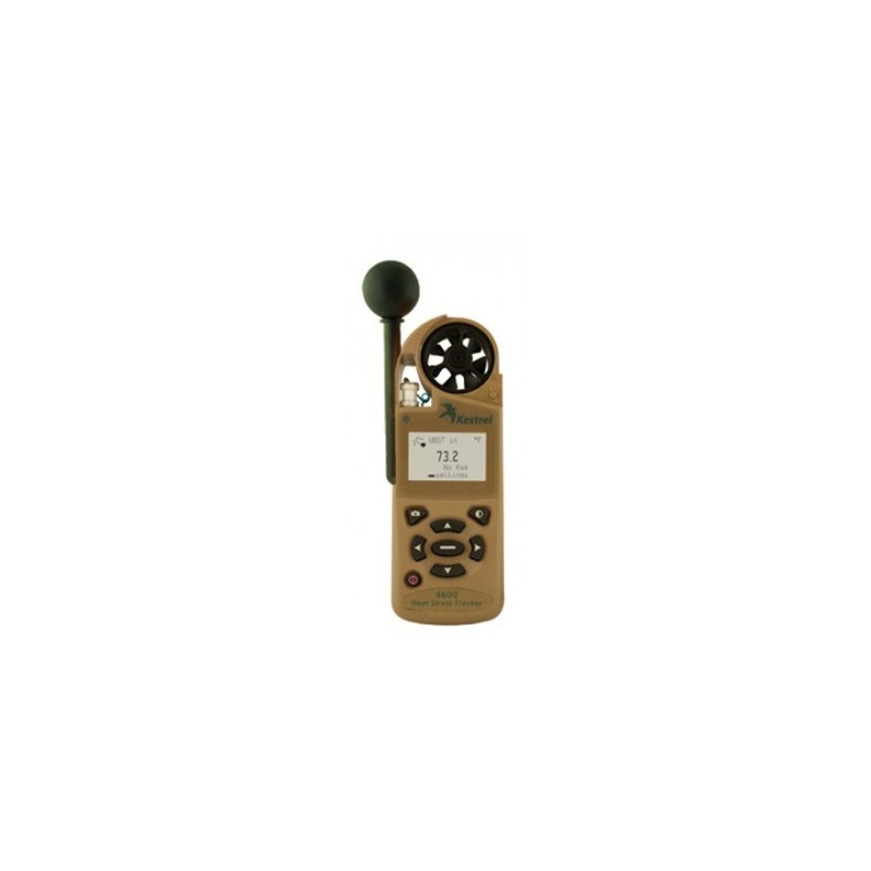 Kestrel 4600 HST digital Estrés Térmico Tracker (Militar) con Bluetooth