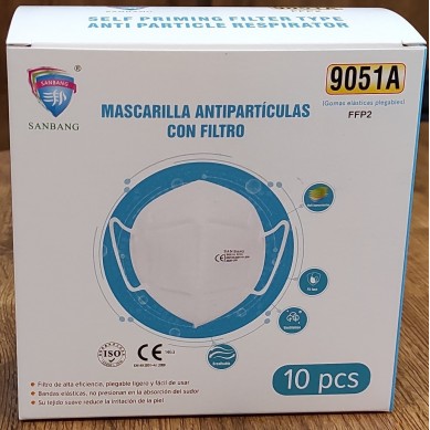 MASCARILLA FFP2 SANBANG ANTICOVID 10 UNIDADES