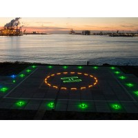 Iluminación circular para pistas de helipuerto